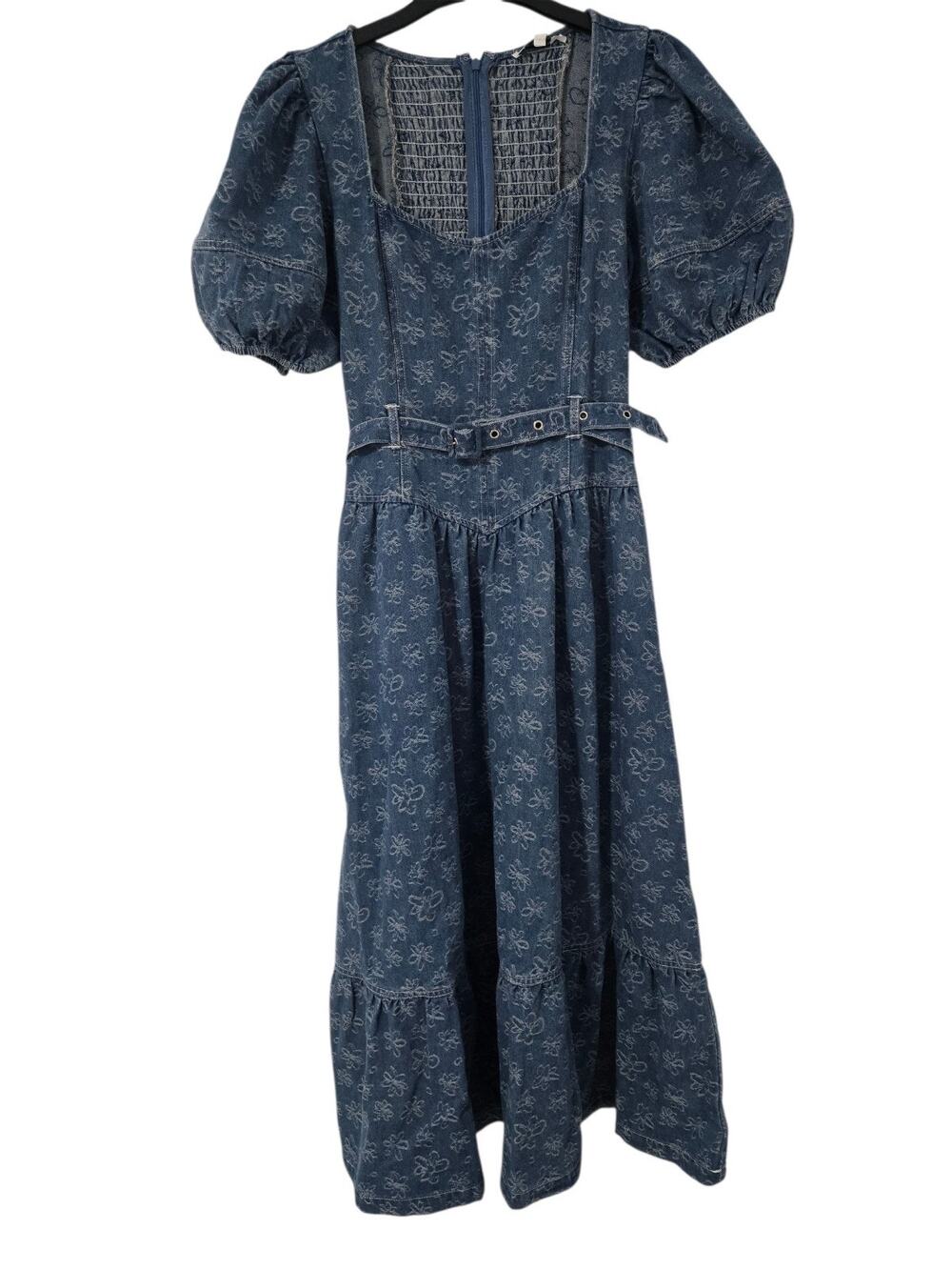 Zoe & Clair NWT Maxi Dress Women’s Large Floral Puff Sleeve Cottagecore